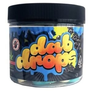 DAB DROPS -300MG BLUE RASPBERRY CANNABIS INFUSED GUMMY